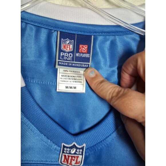 NWT NFL Pro Line Los Angeles Chargers Jersey Blank Women's Size Medium Blue - Picture 4 of 12